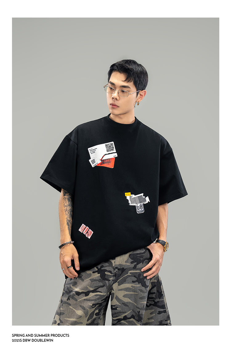 Trendy Round Neck T-Shirt