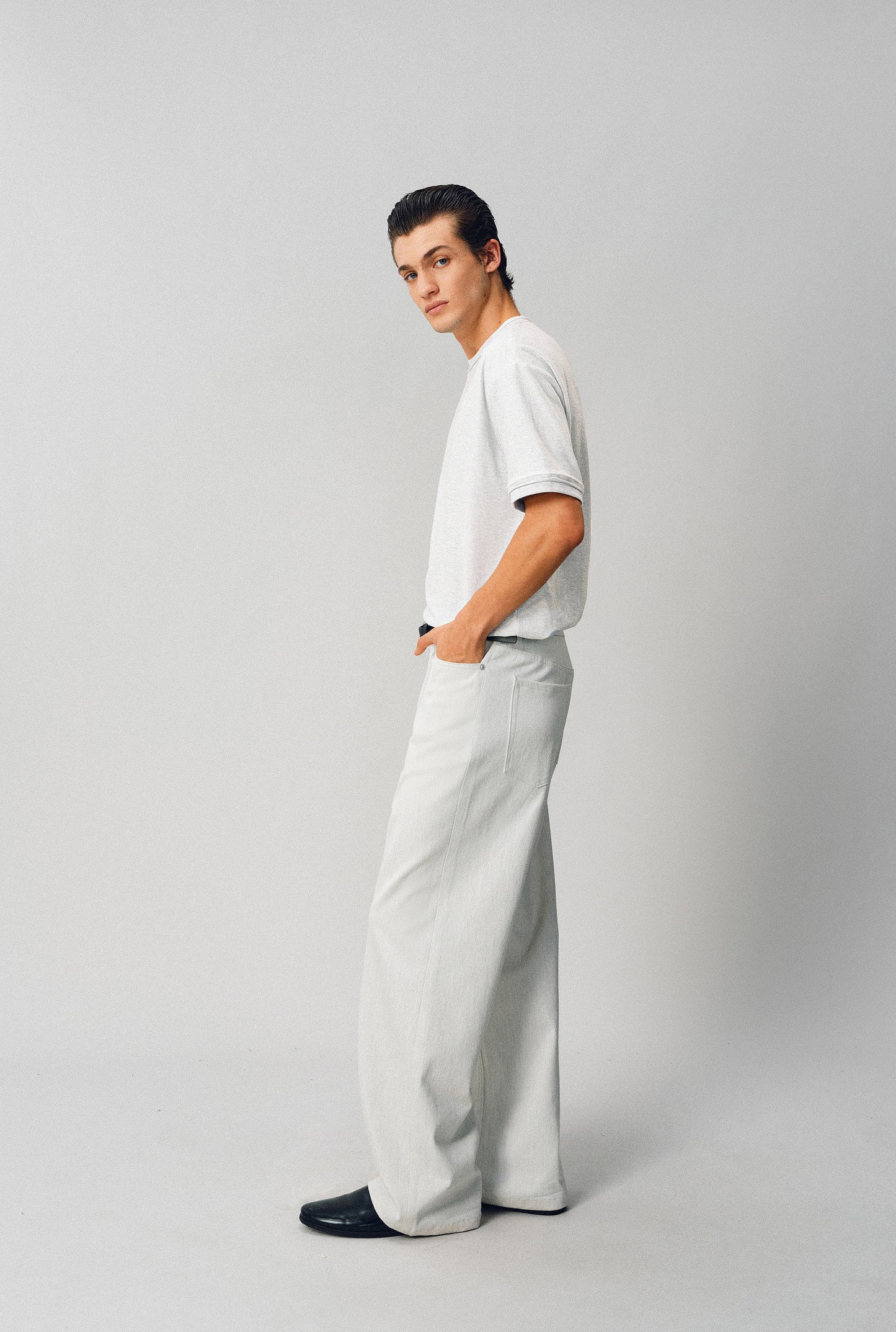 Basic Round-Neck Cotton T-Shirt