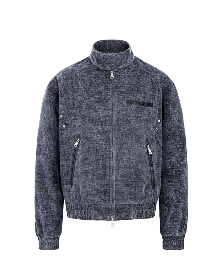 Embroidered Harrington Jacket