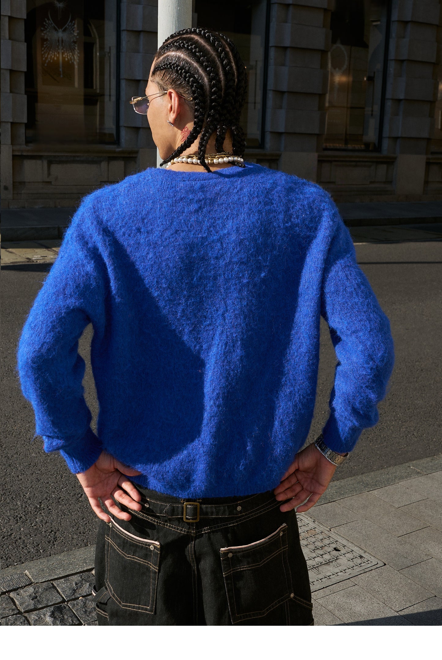 Wool Blend V-Neck Knit