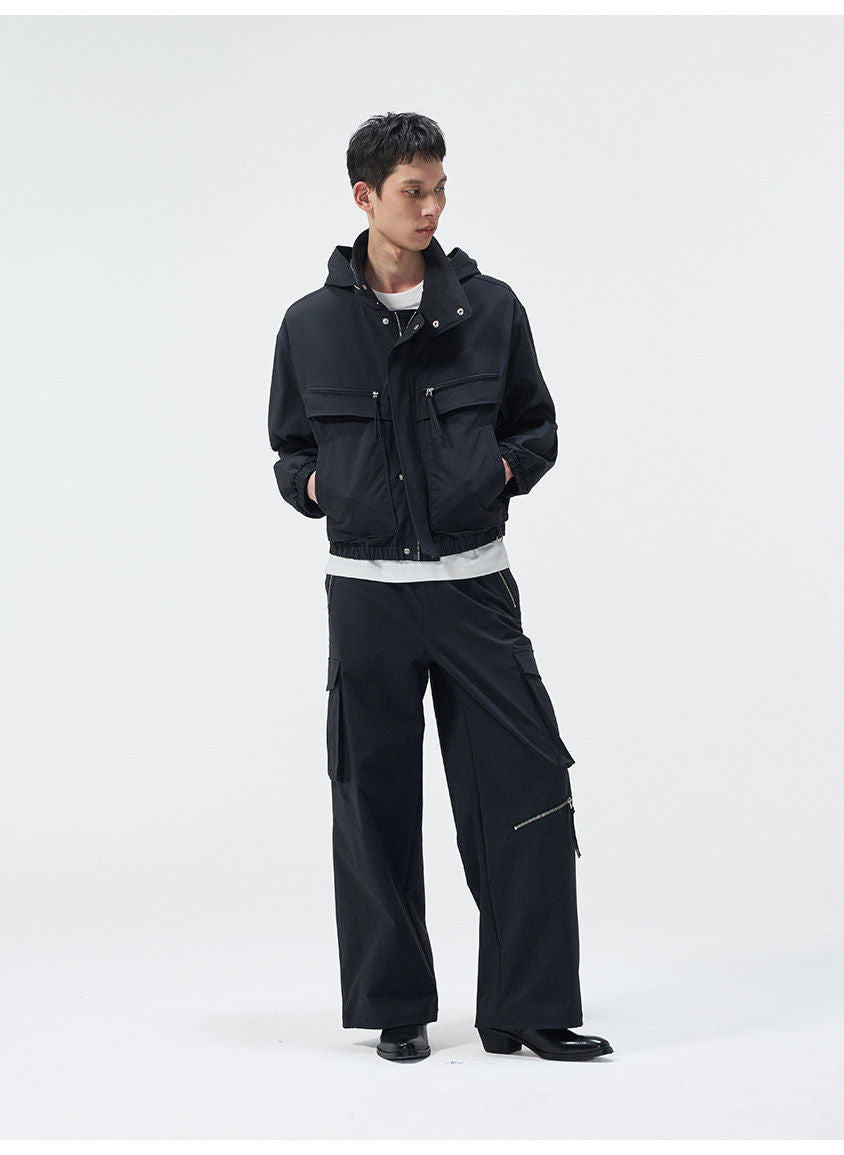 Short-length paratrooper jacket
