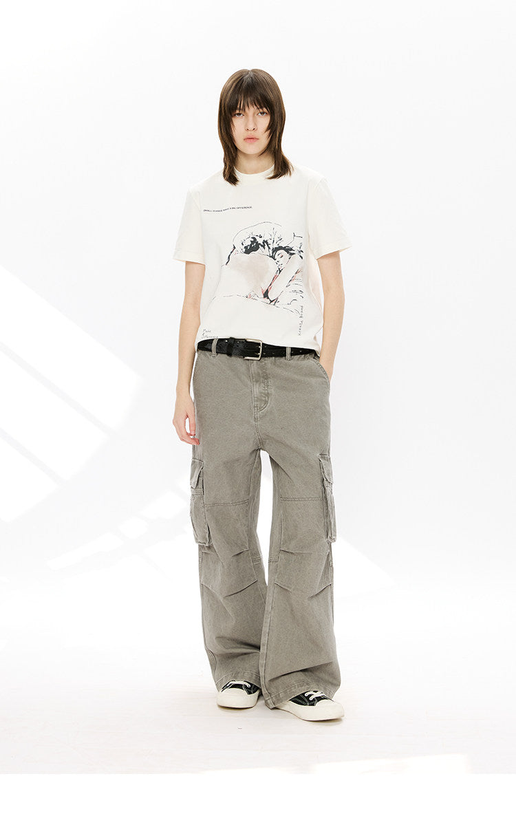 3D Pocket Loose Cargo Pants
