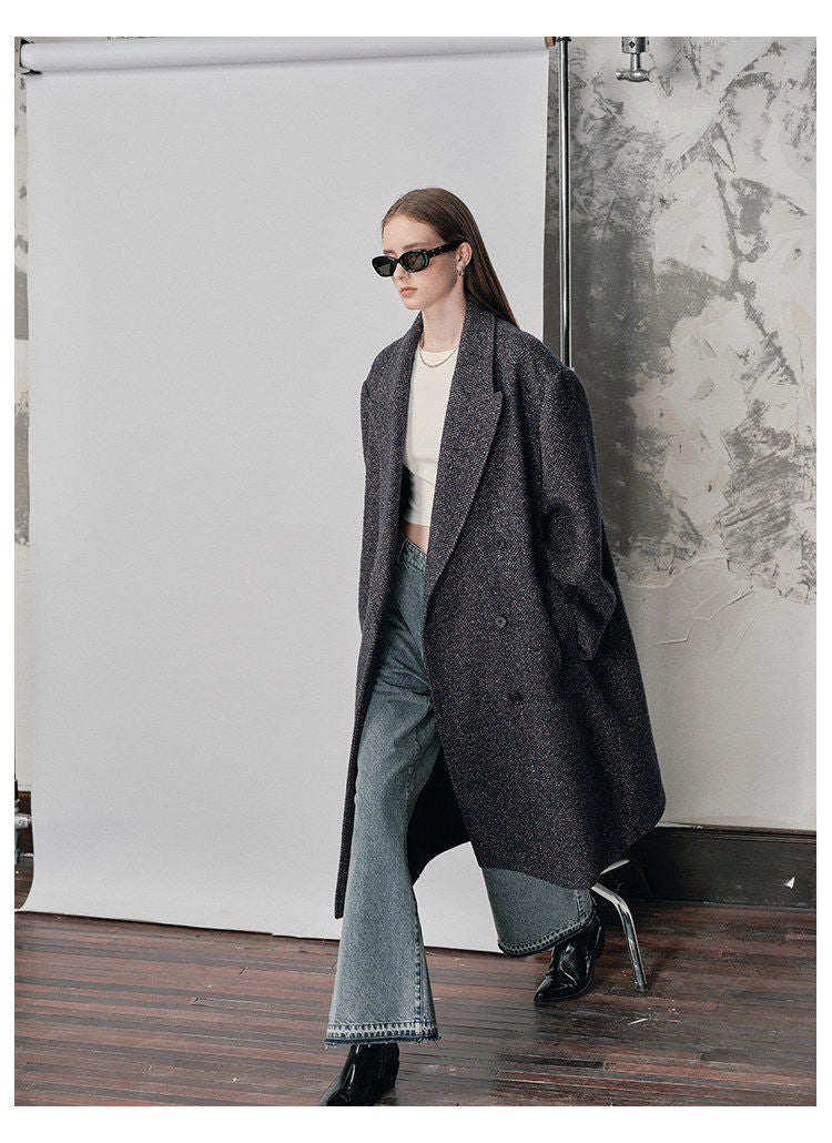 Double-breasted Wool Coat