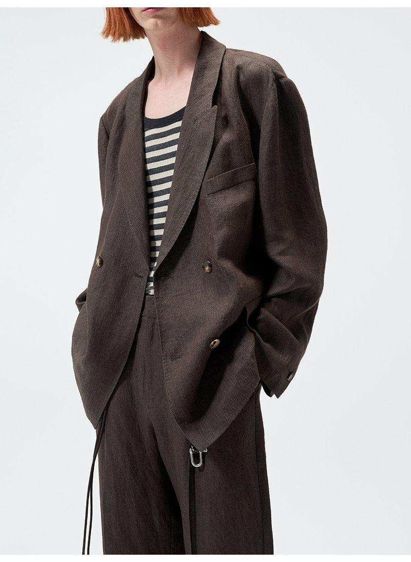 피크 라펠 재킷