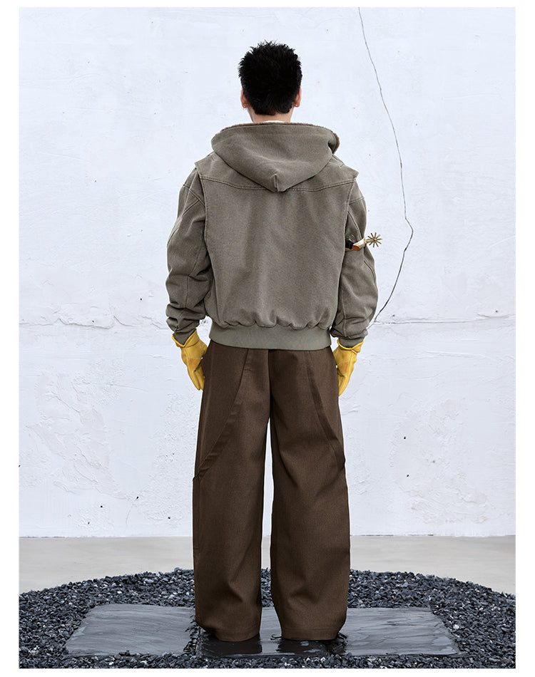 Heavy Canvas Mink Fur Jacket