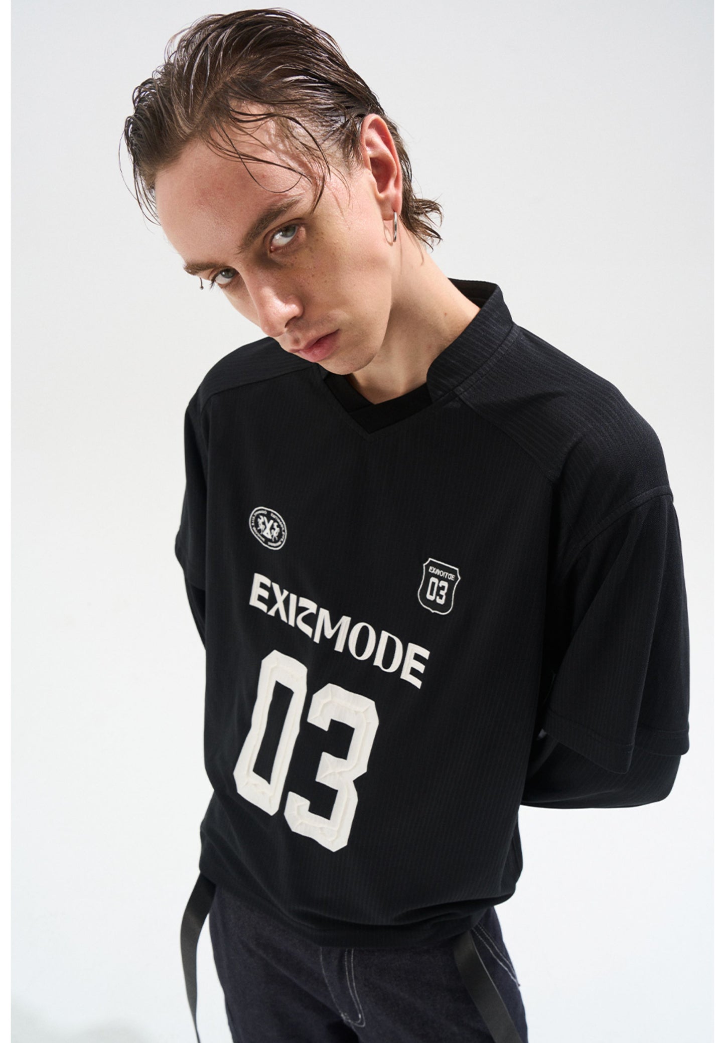 Fake Two-Piece Stripe T-Shirt