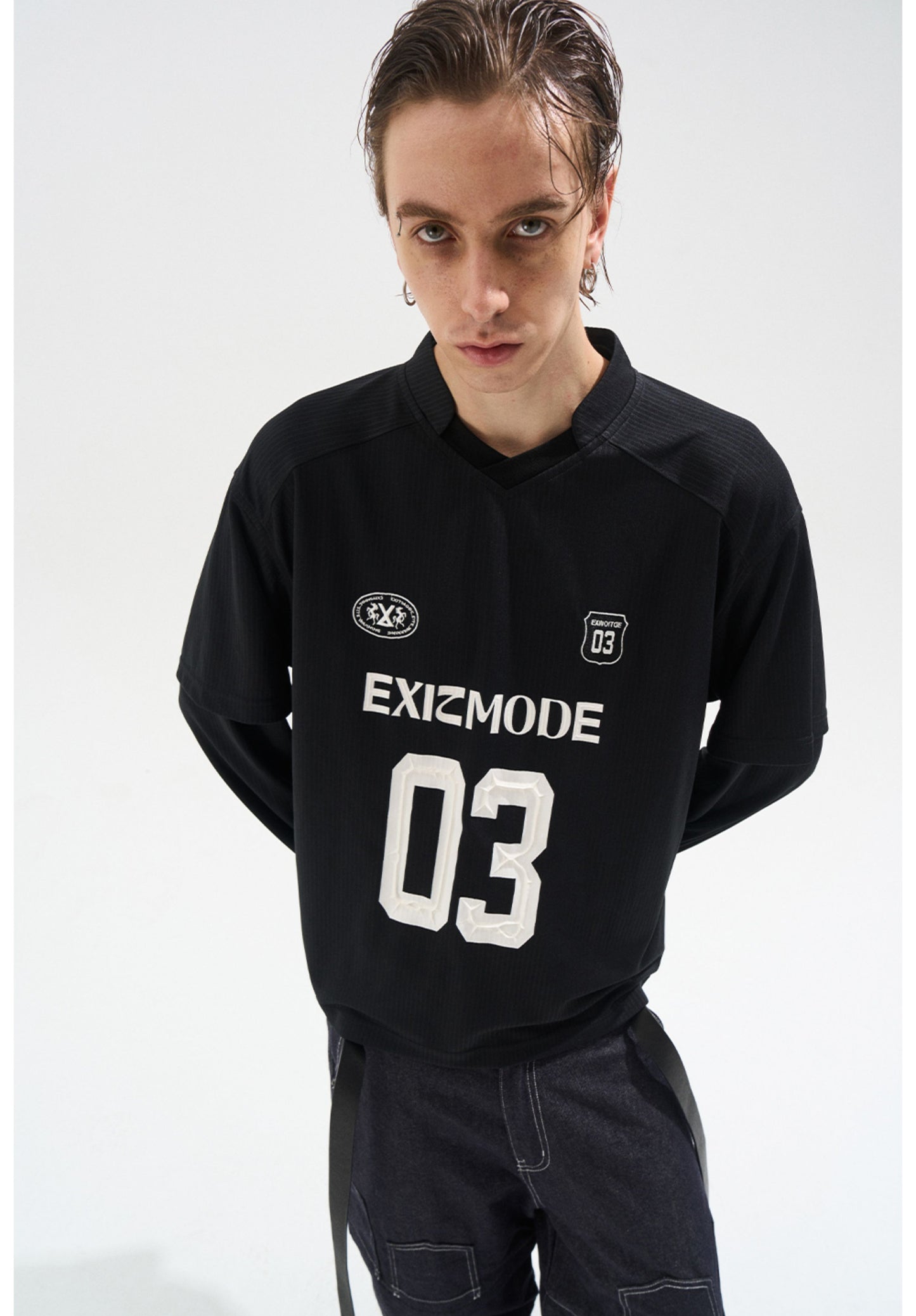 Fake Two-Piece Stripe T-Shirt