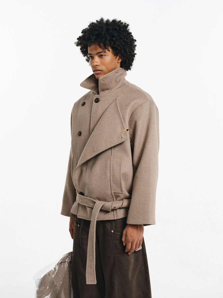 Sheep Wool Overcoat