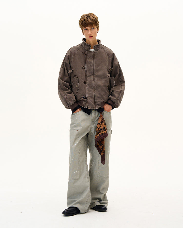 Wash-processed Work Jacket