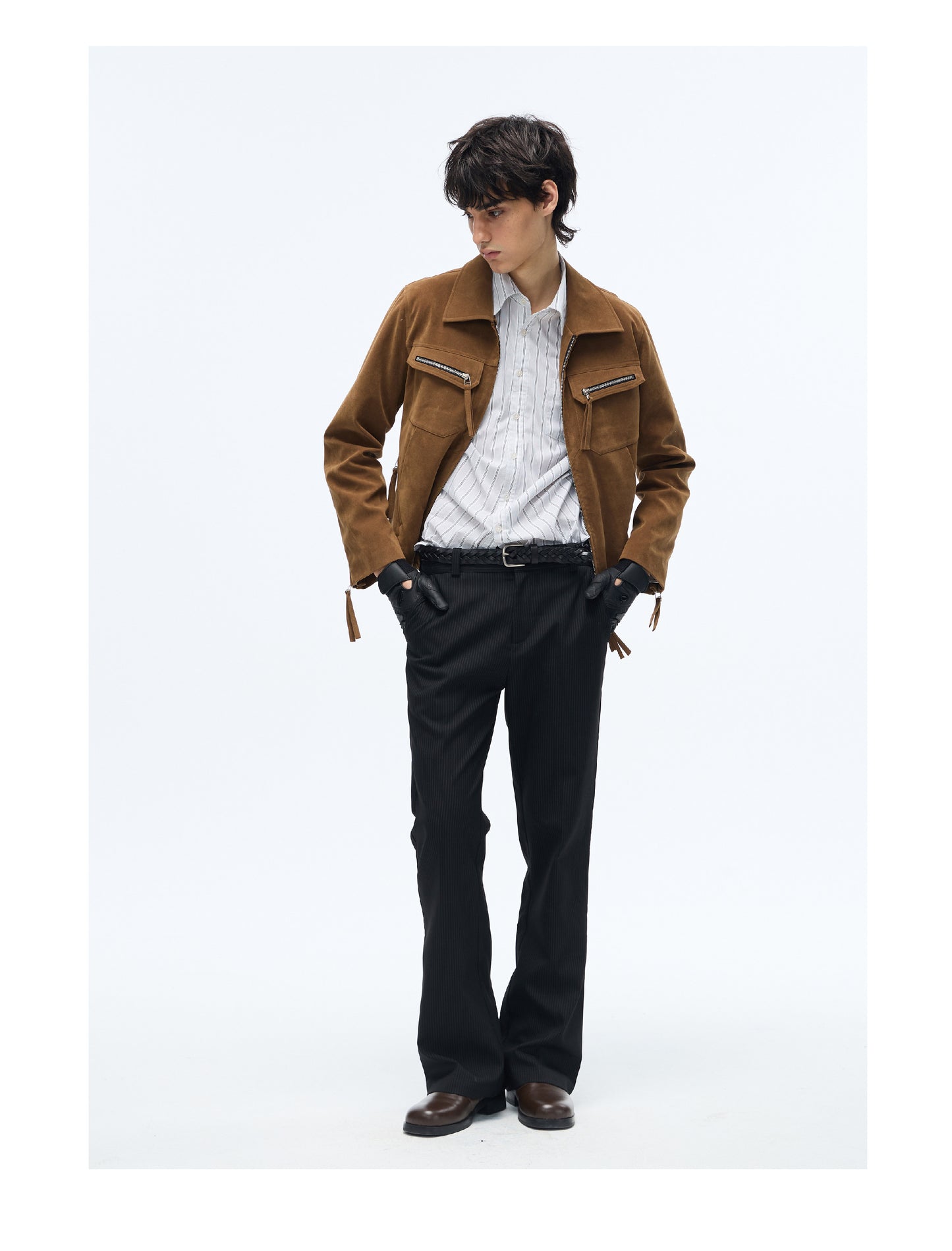 Vintage Suede Short Jacket