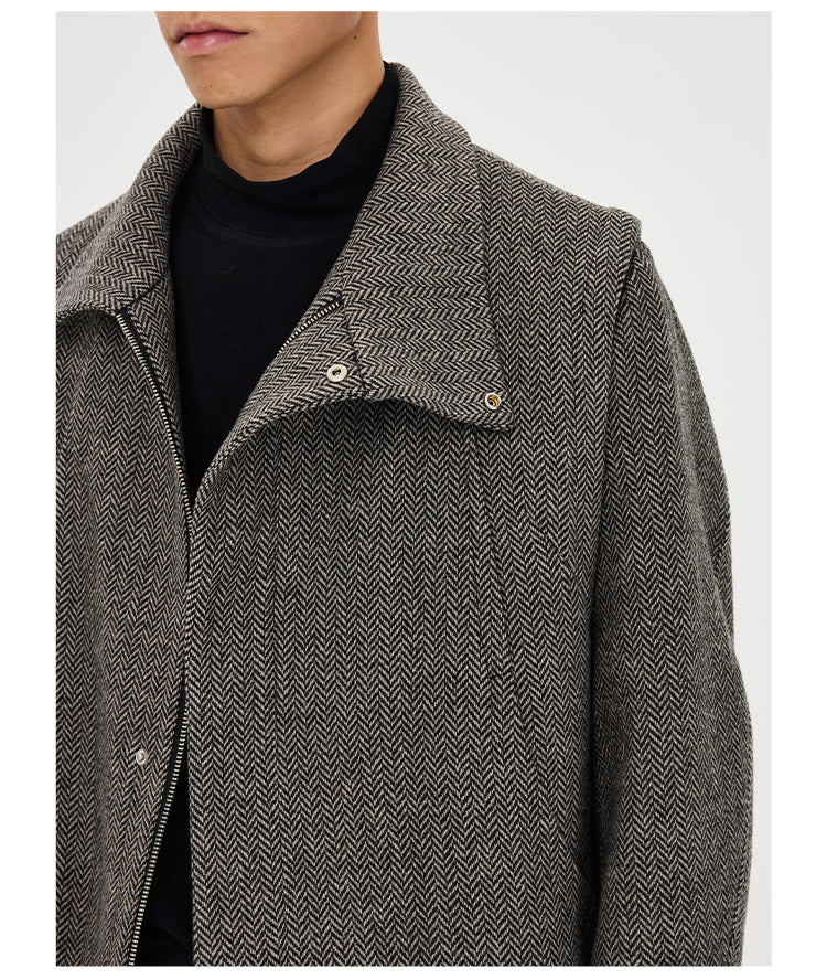 Herringbone Wool Jacket