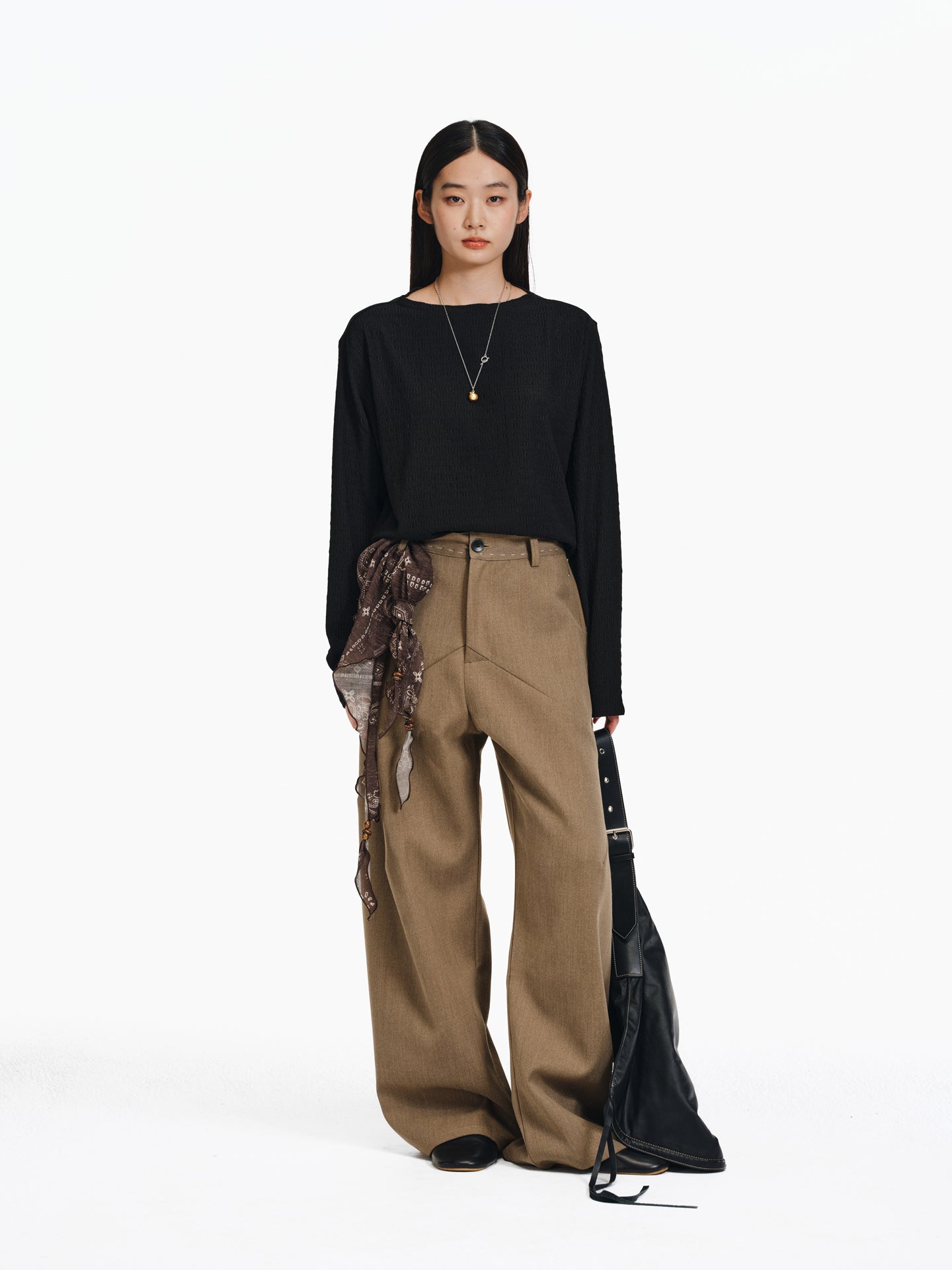 A-line casual pants