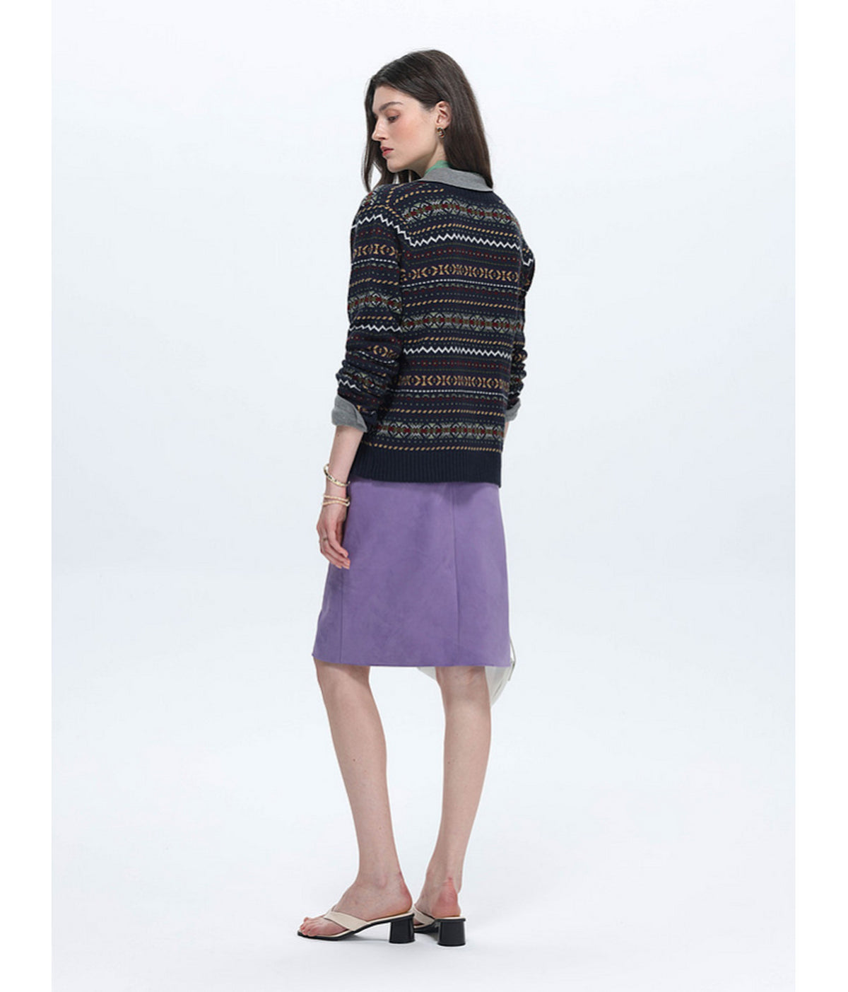 Short-Length Waist-Cinched Cardigan