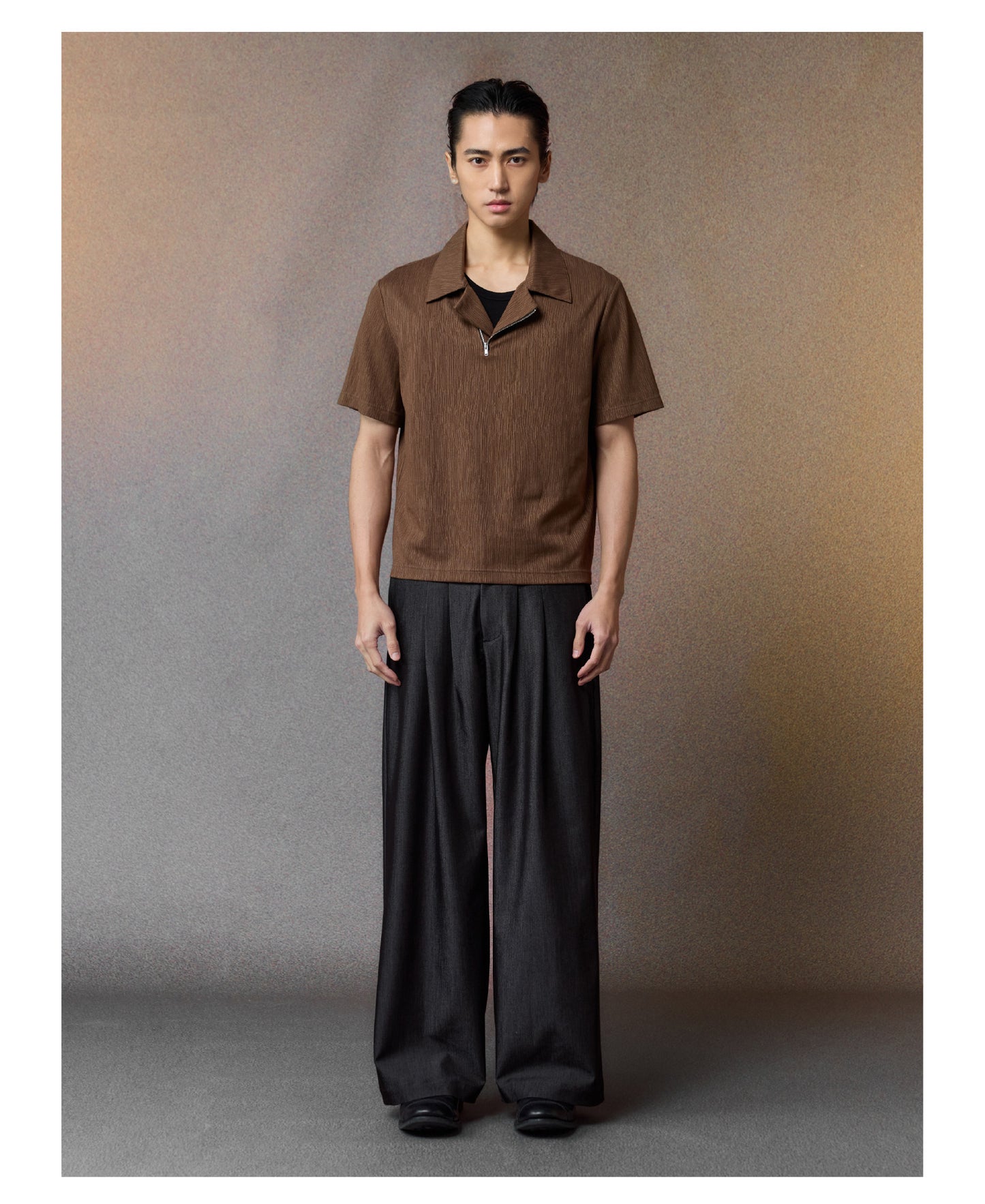 Linen-Cotton Blend Moisture-Wicking Shirt