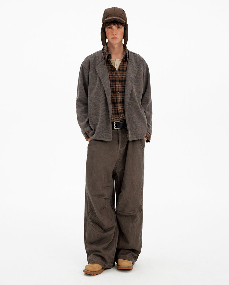 Patchwork Two-Piece Cardigan