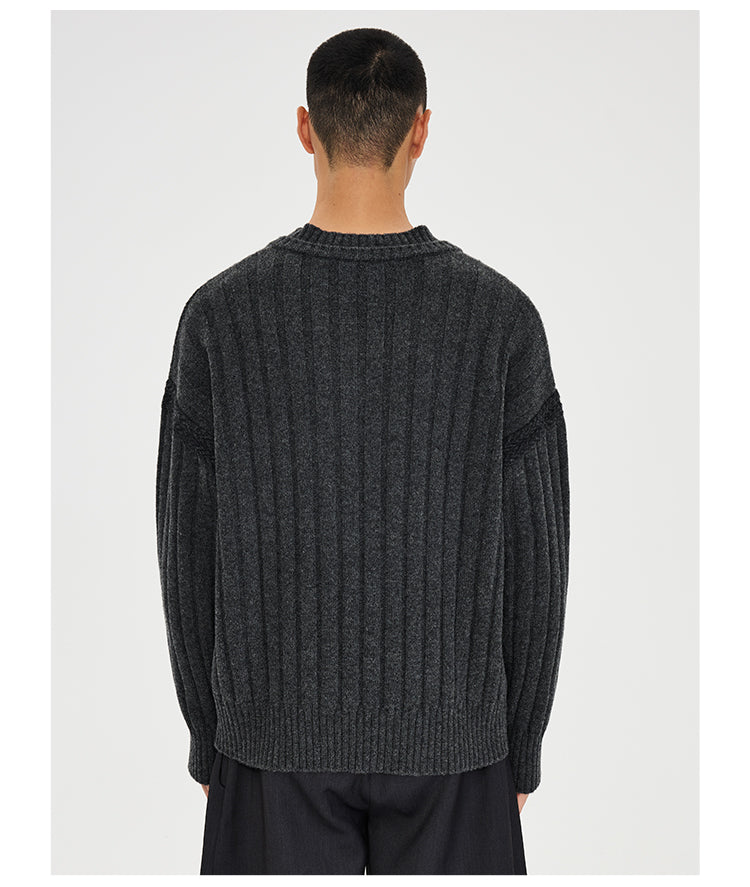 Double V-Neck Sweater