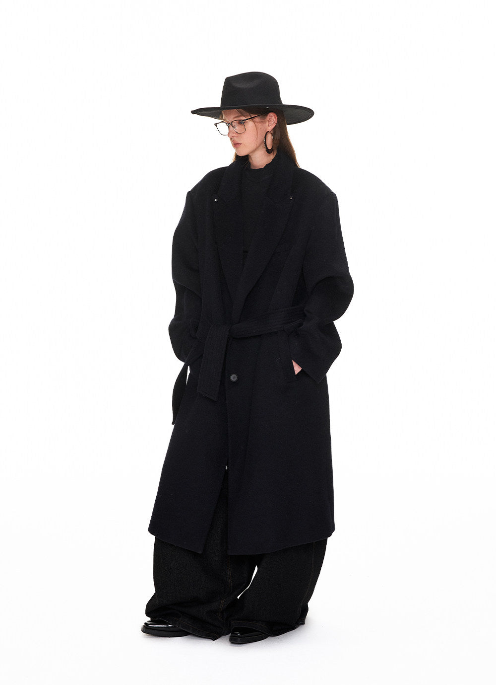 Unisex Wool Long Coat