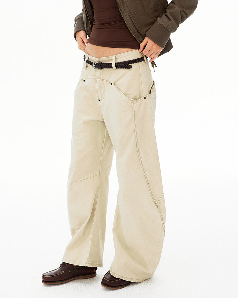 Retro-Cut Casual Pants
