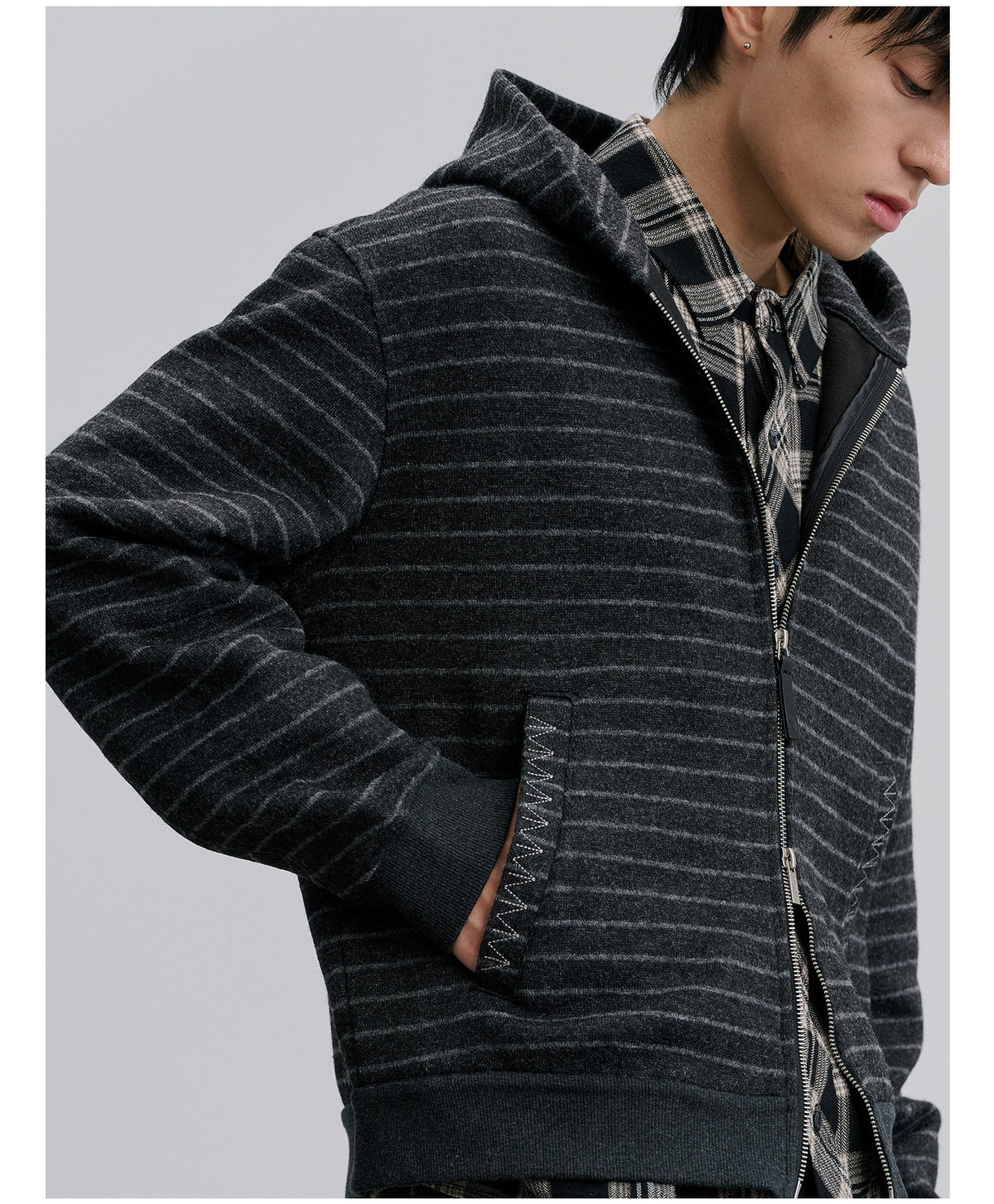Fleece-Lined Hooded Sweatshirt