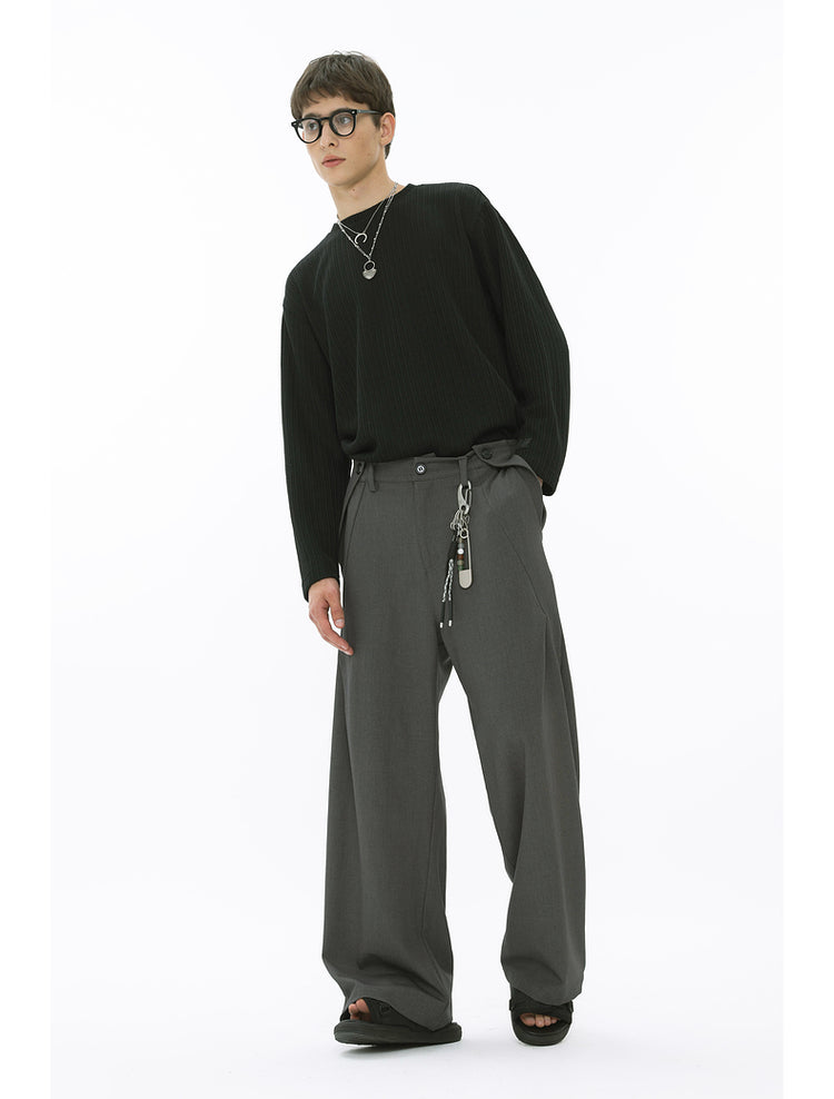 Draped Casual Pants