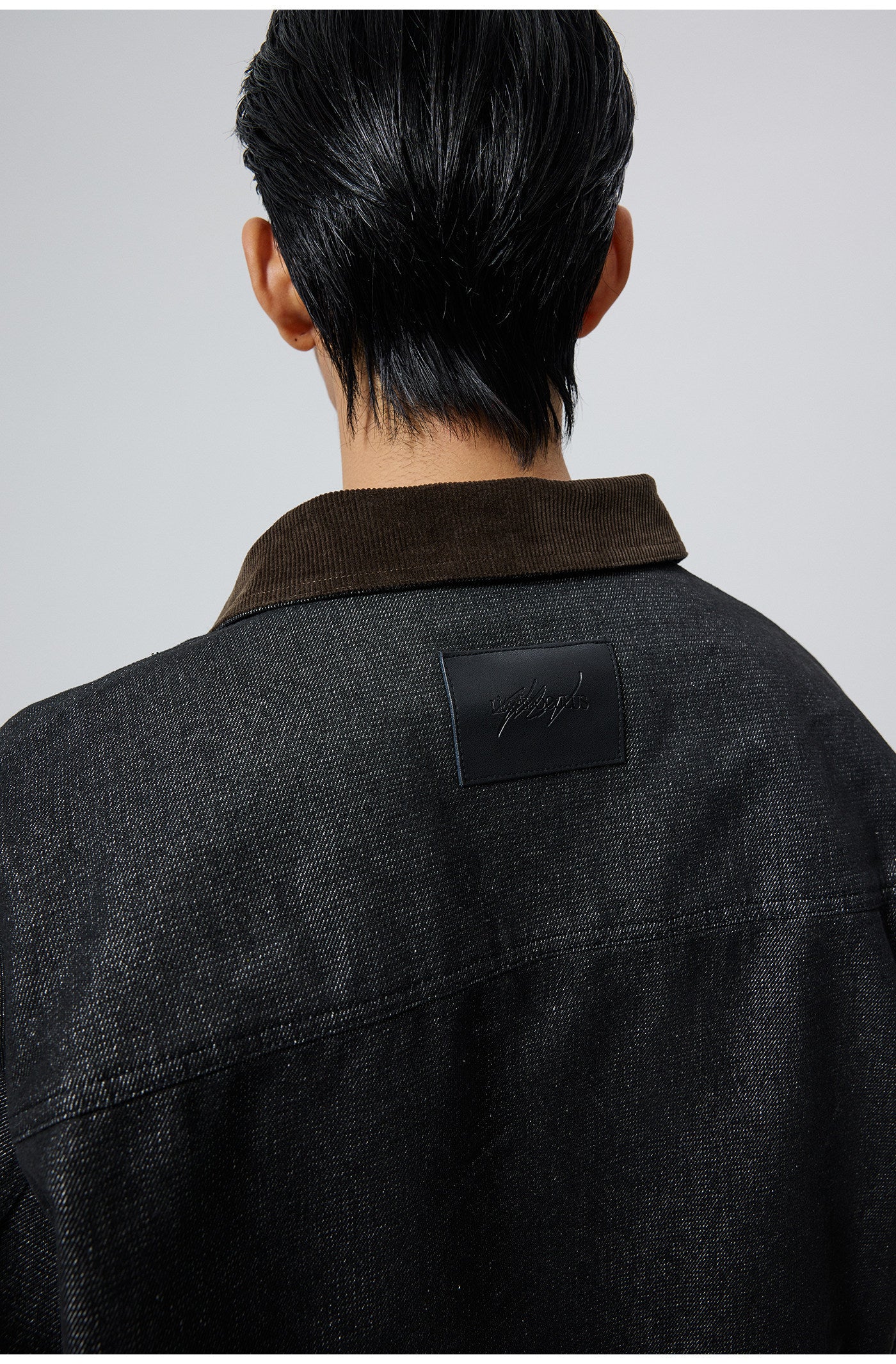 Corduroy Collar Denim Jacket