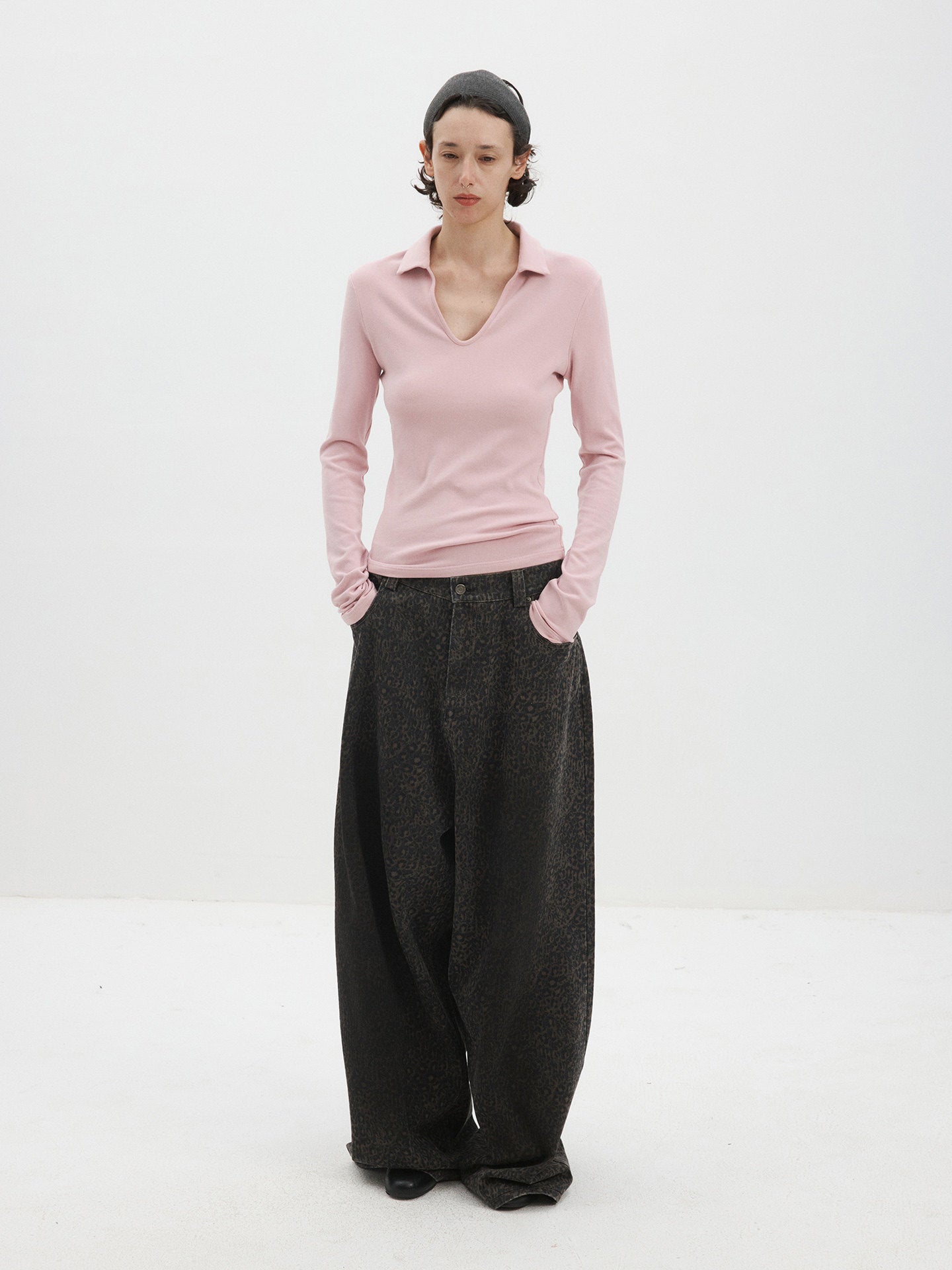 Small-Sized U-Neck T-Shirt