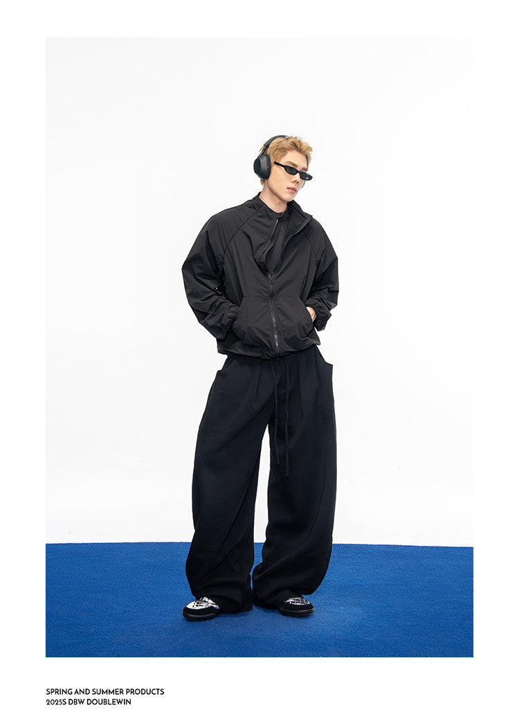 Lightweight Stand-Collar UV-Protective Short Jacket