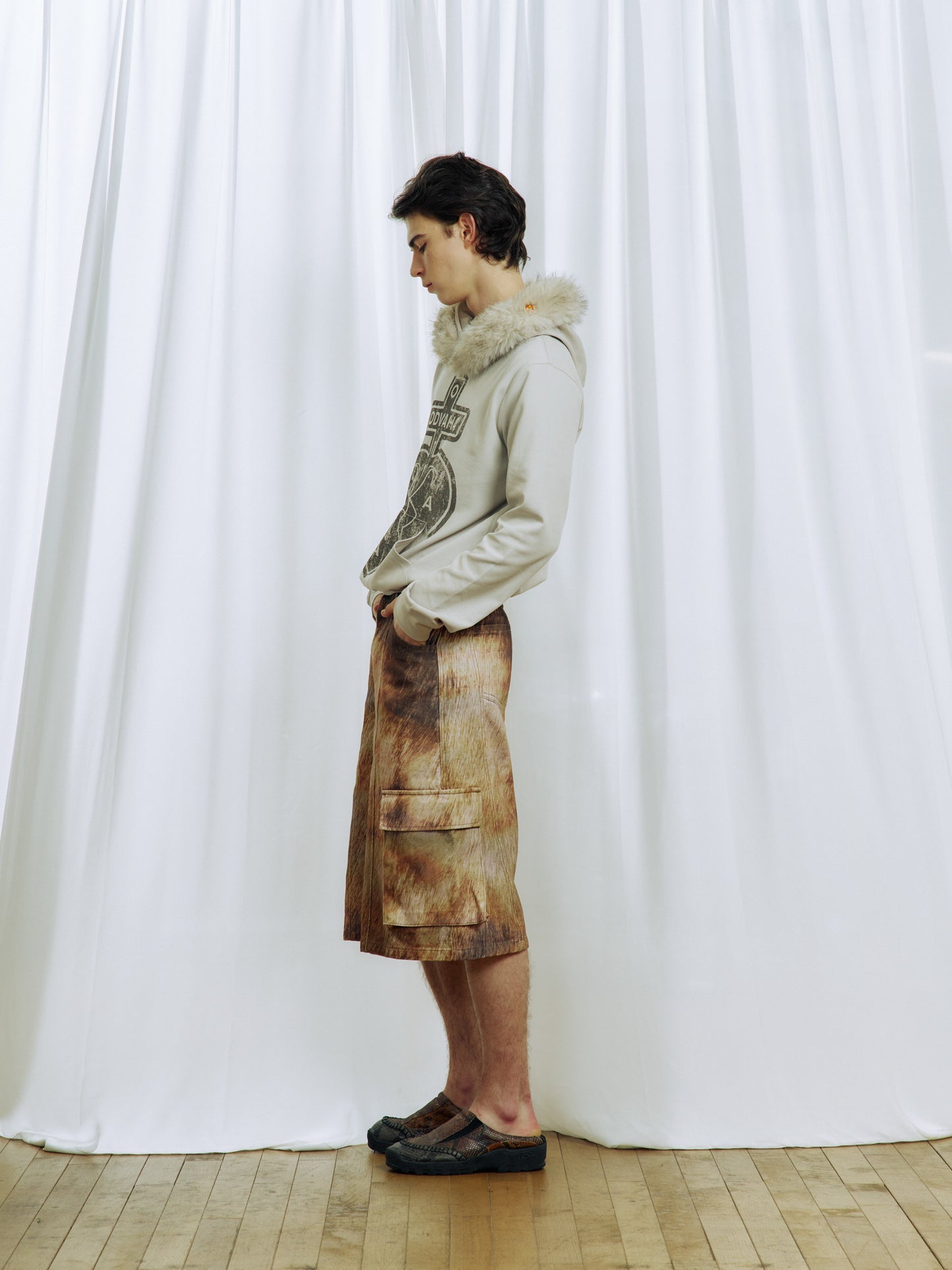 3D-Printed Denim Shorts