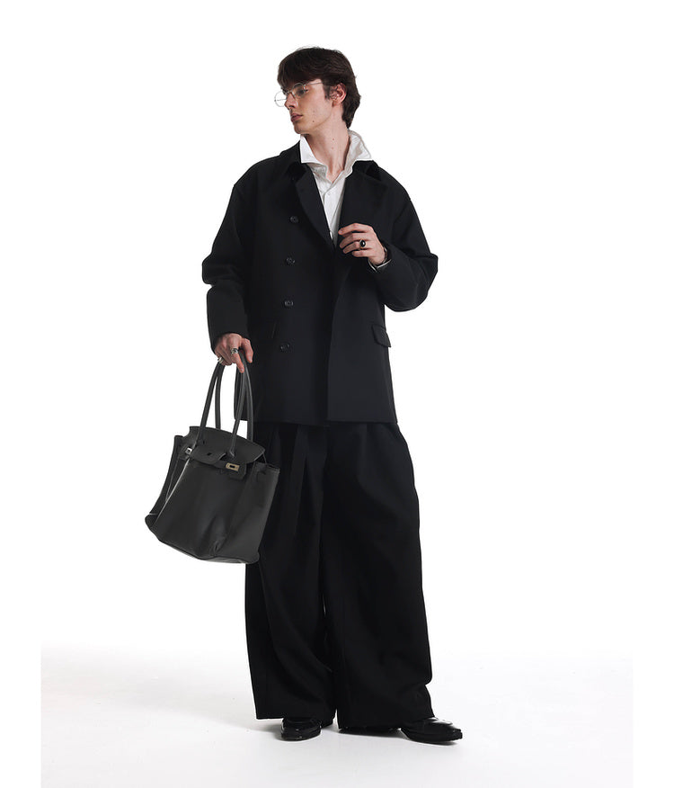 Minimalist silhouette casual jacket