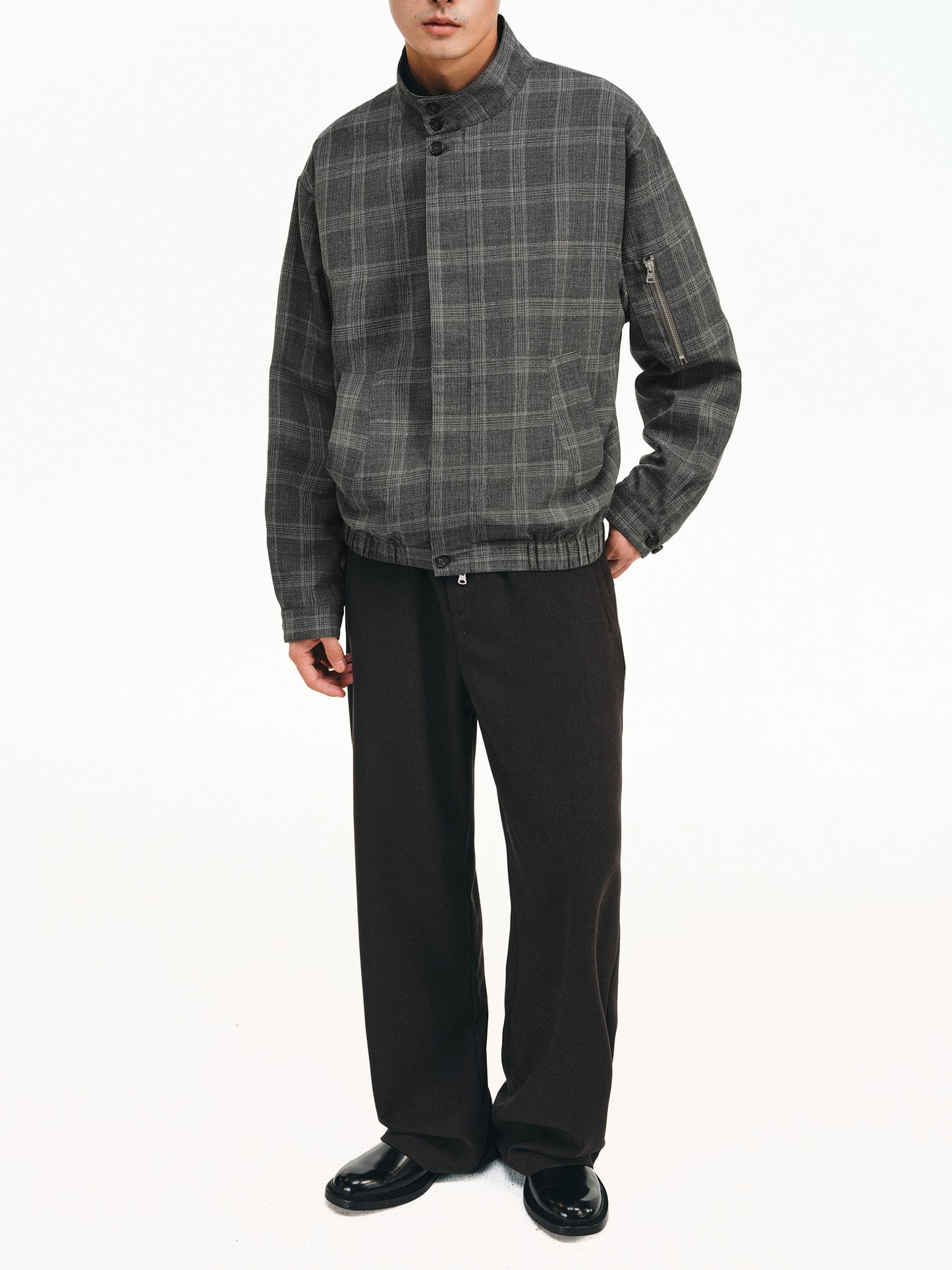 Wool Harrington Jacket