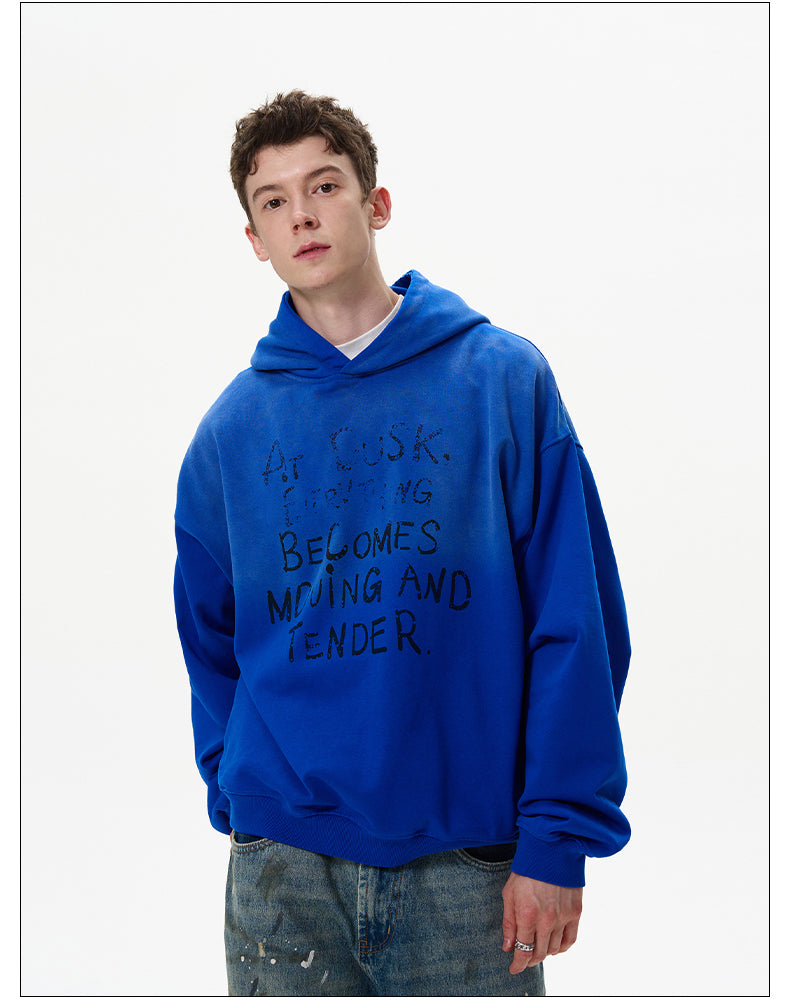 Gradient wash sweatshirt