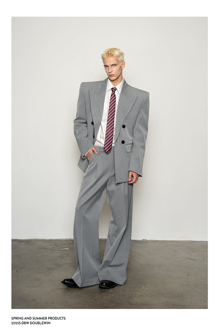 Premium Straight-Shoulder Suit