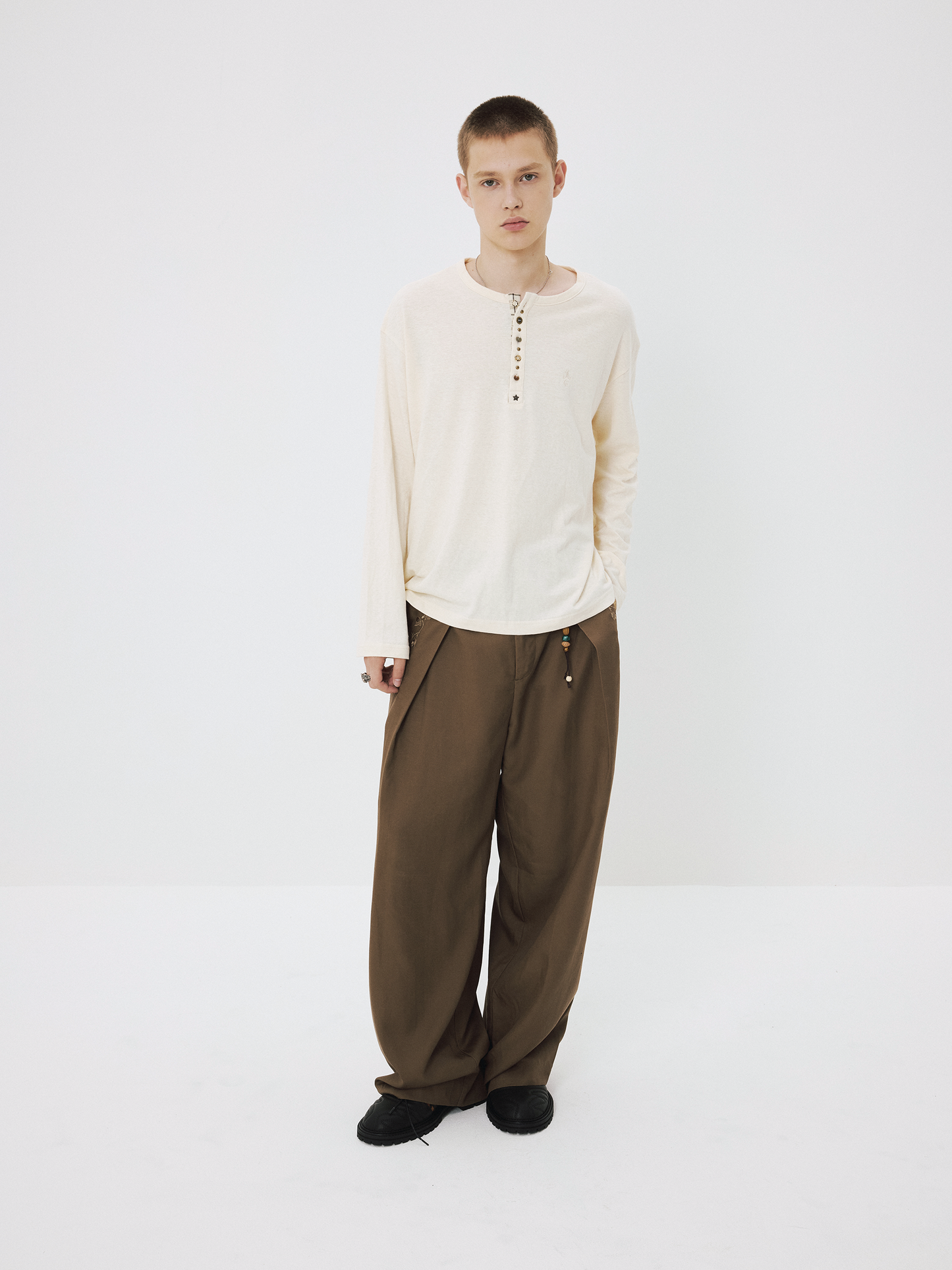 Casual Wide-Leg Pants