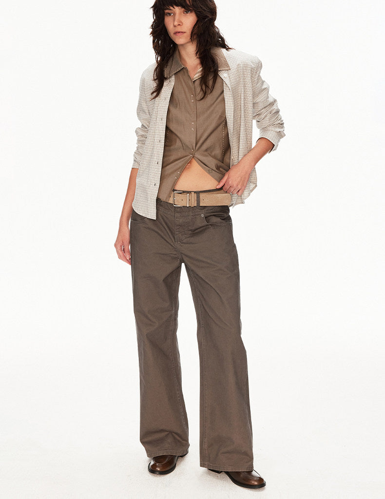 Loose-fit casual pants