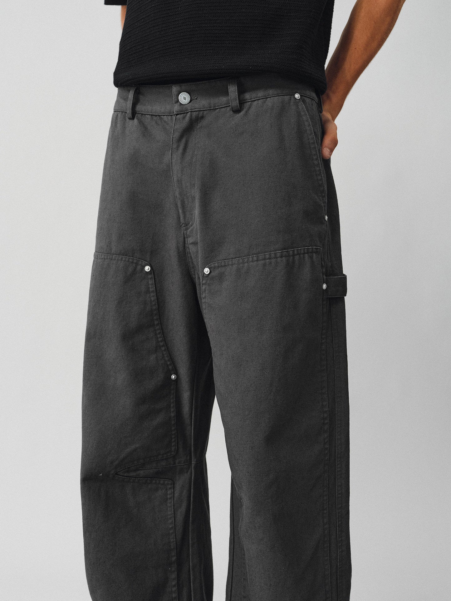 Curved-Blade Work Pants