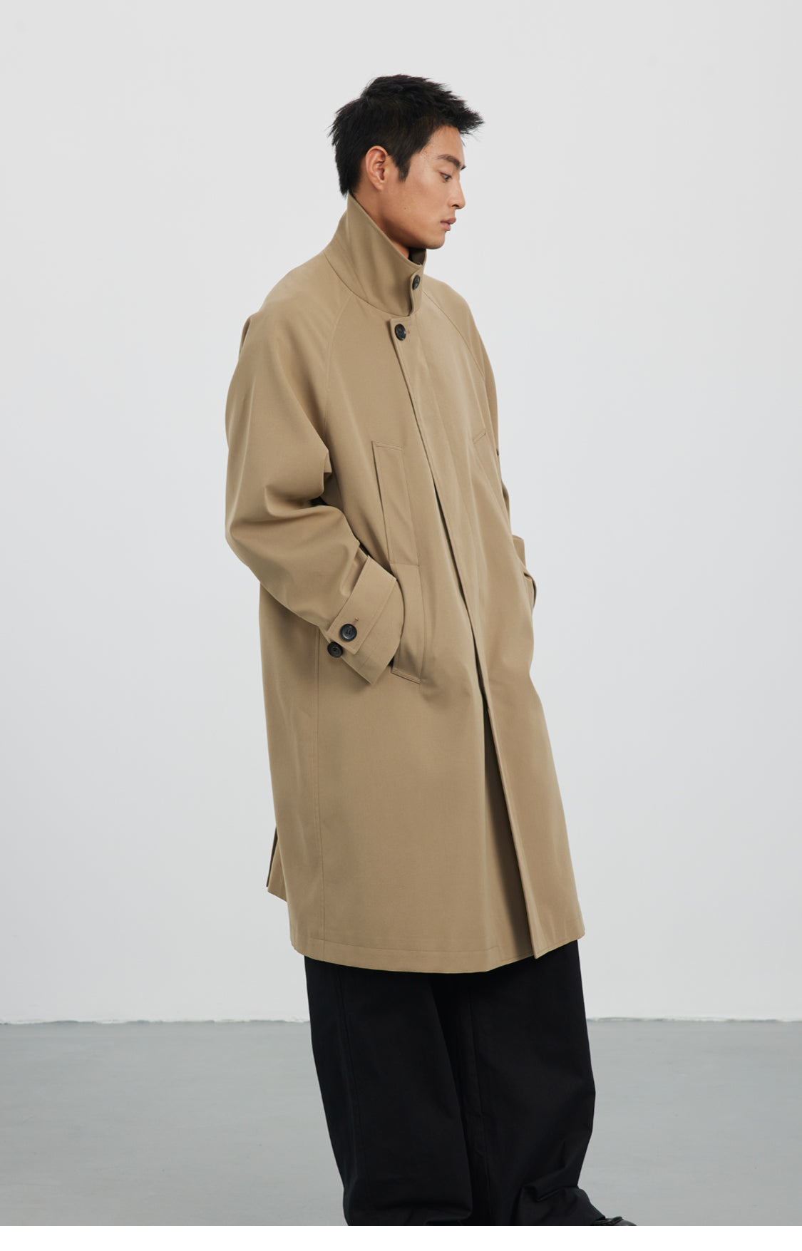 High-end mid-length coat