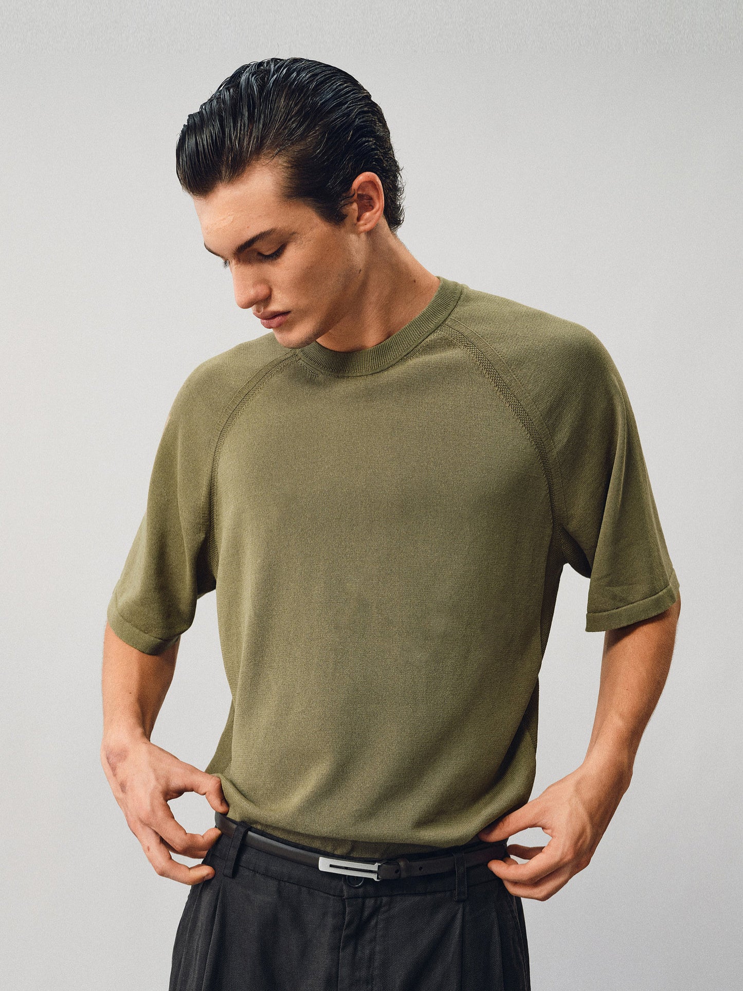 Washi-Blend Raglan T-Shirt