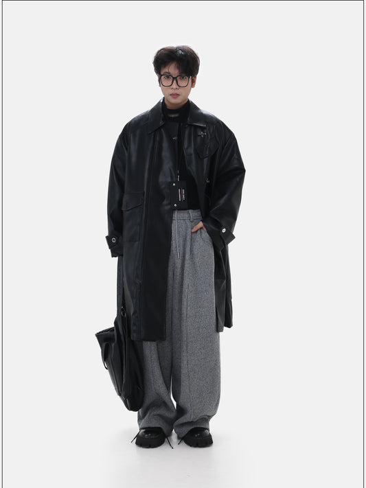 Loose-Fit Thick Long Coat