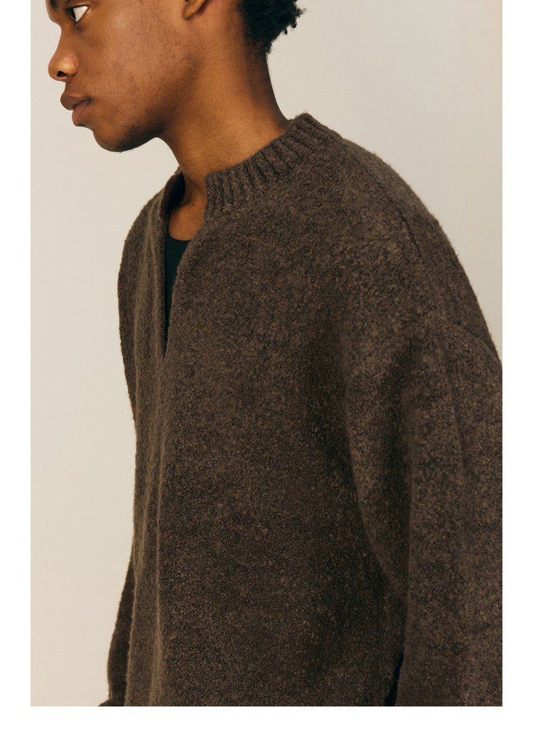 V-Neck Pullover Sweater