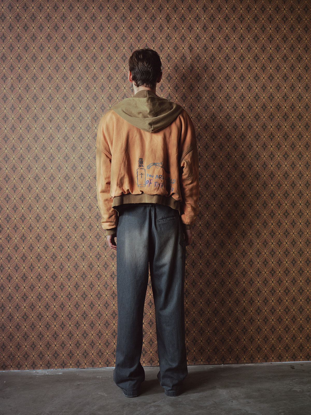 Paint Illustration Hooded Sweatshirt