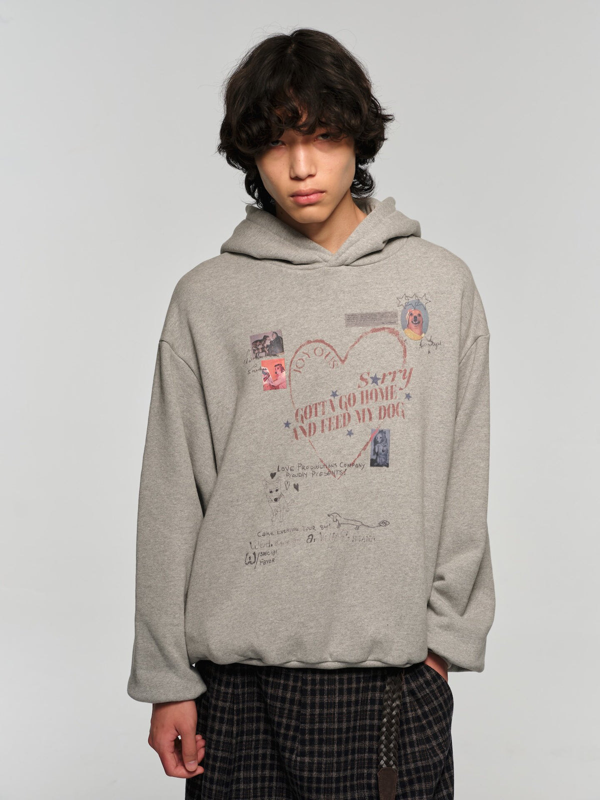 Short, Wide-Fit Sweatshirt