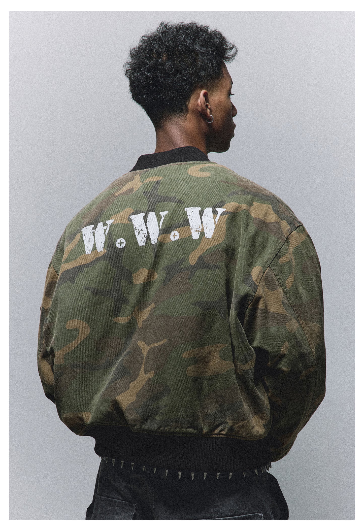 Reversible Camouflage MA-1 Flight Jacket