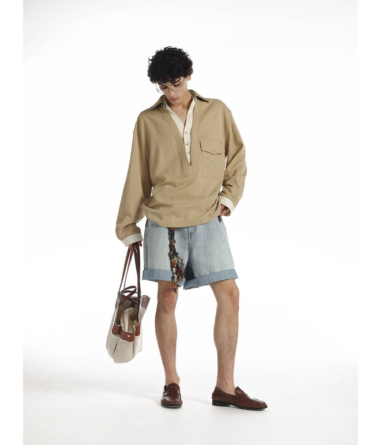 Fake Two-Piece Shirt