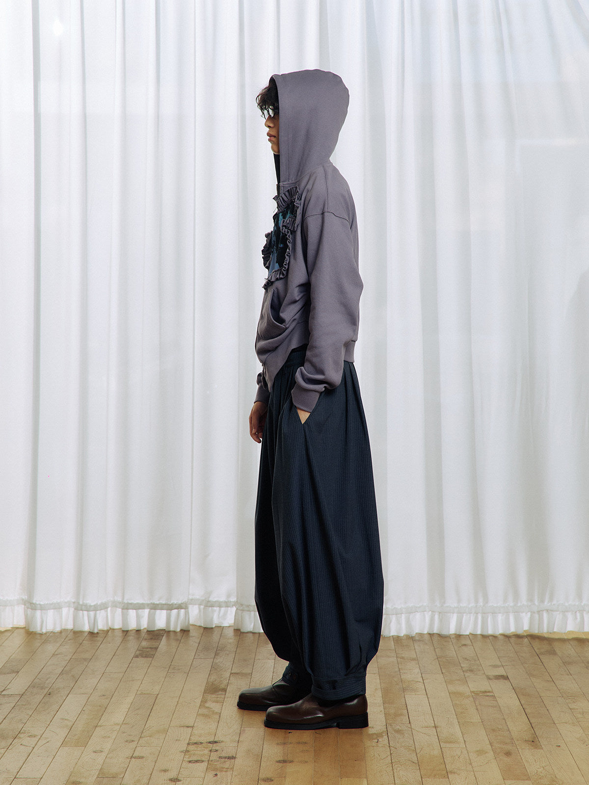 Pleated Balloon Pants