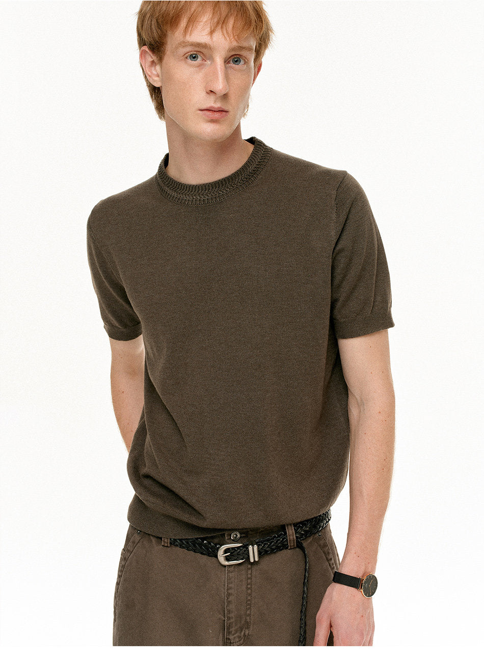 Luxury-Style Knit Shirt
