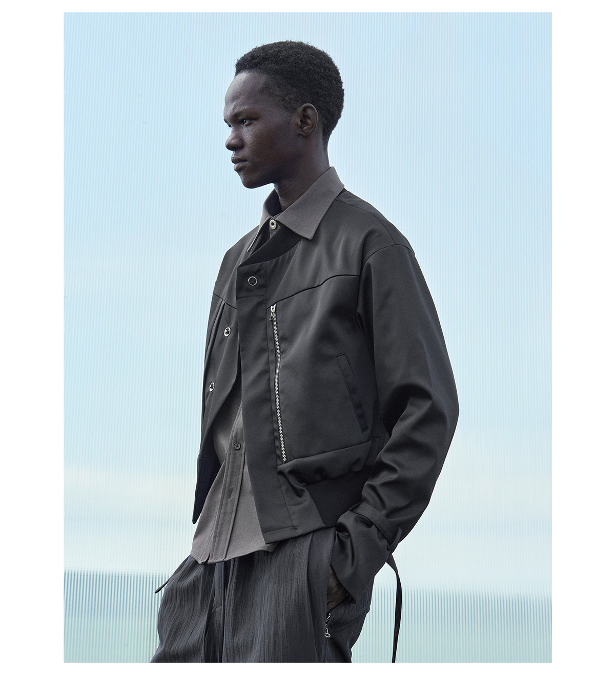 Short Elastic Jacket