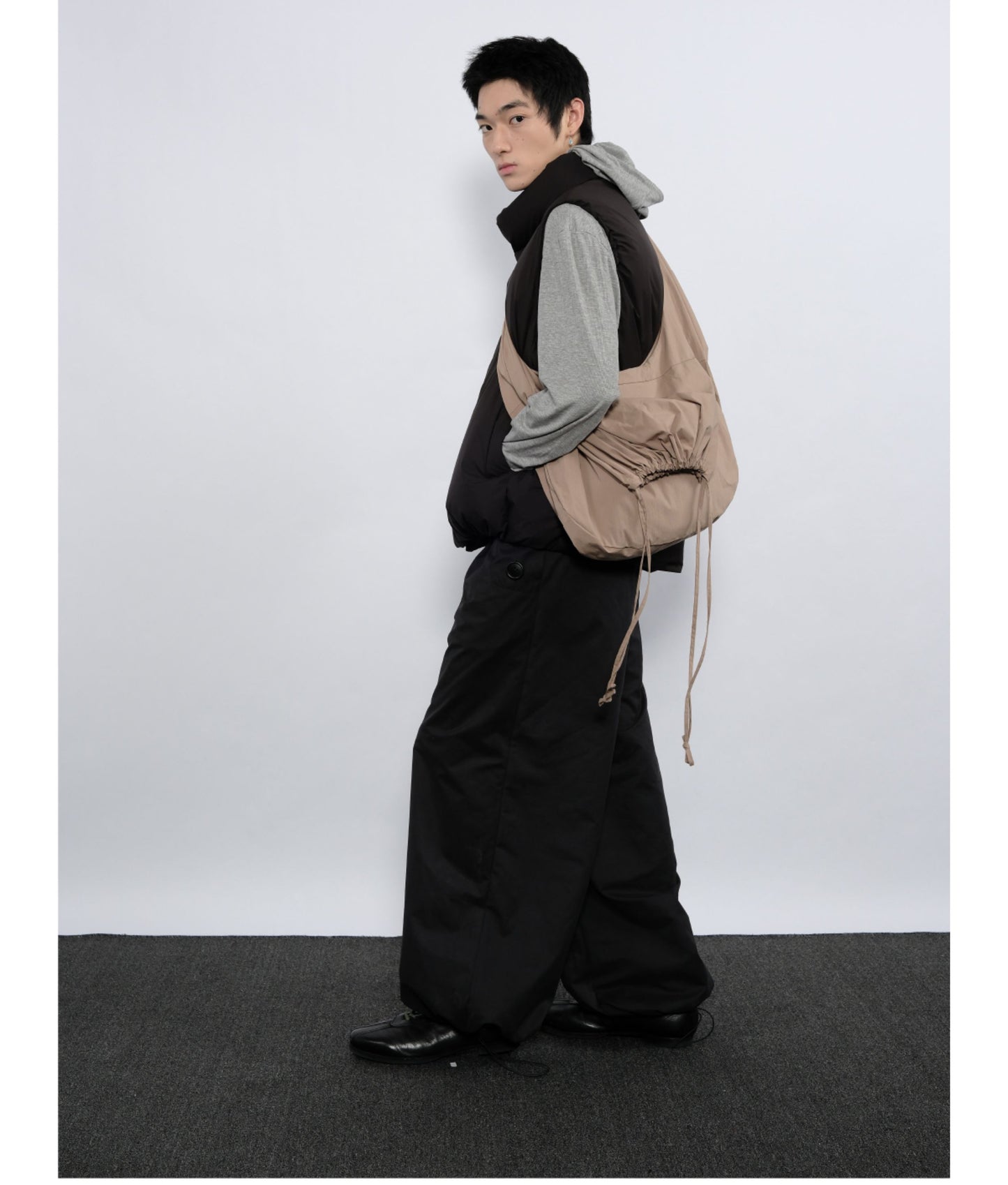 Side Button Casual Pants