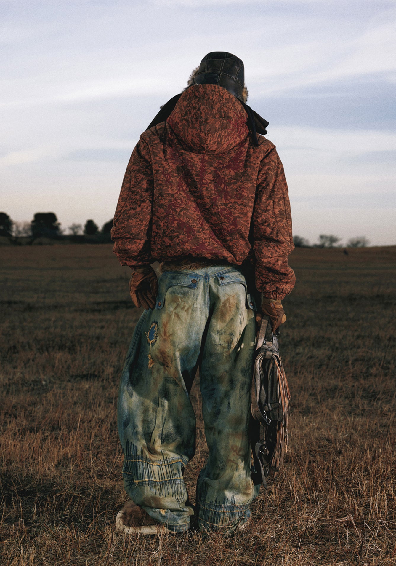 Patch Embroidered Jeans