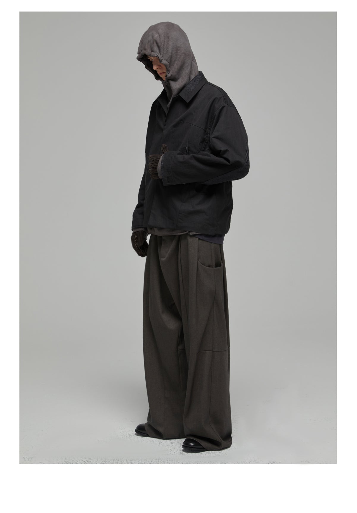 Multi-pleated Casual Pants