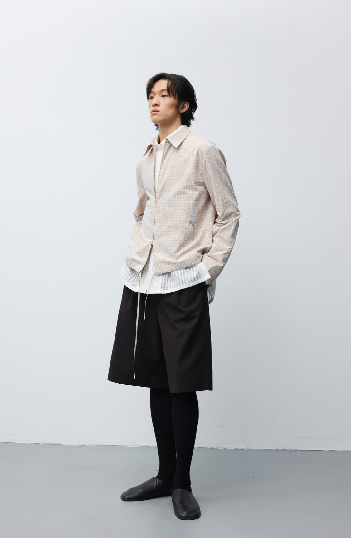 Double Head Metal Zipper Jacket